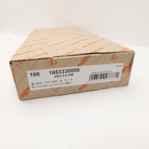 Box Of 100 WEIDMULLER 1683280000 ZDU 2.5/GN BR 600V 27A AWG 26 To 12  FR... - $1,013.60 MXN