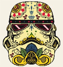 Counted Cross Stitch Pattern Stormtrooper star wars 180*190 stitches BN1066_1 - £3.15 GBP