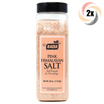 2x Pints Badia Pink Himalayan Salt Seasoning | 40oz | Gluten Free! | No MSG! - £26.56 GBP