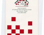 Mamma Ilardo&#39;s Pizzeria Menu San Antonio Texas 1993 - £12.70 GBP