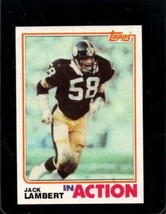 1982 Topps #214 Jack Lambert Nmmt Steelers Ia Hof *X106688 - $5.39