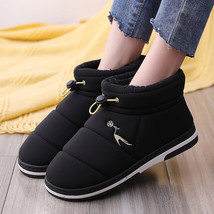 Warm plush indoor shoes woman winter snow boots women shoes platform waterproof  - £26.09 GBP