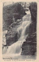 Amsterdam New York ~Il Waterfall-Little Chuctanunda ~1900s Foto Cartolina - £8.39 GBP
