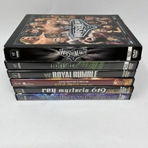 WWE WWF DVD Lot Wrestlemania Steve Austin Lot Of 6 - £25.64 GBP