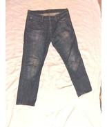 Lucky Brand Jeans Mens 33x32 Blue 221 Original Straight Dark Wash Denim - $354.61 MXN