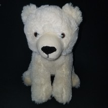 Fiesta White Polar Bear Plush 8&quot; Stuffed Animal Toy Lovey SOFT - £6.70 GBP