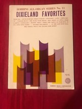 Organ Sheet Music Series No. 11 Dixieland Favorites Song Book 1966 - $16.78