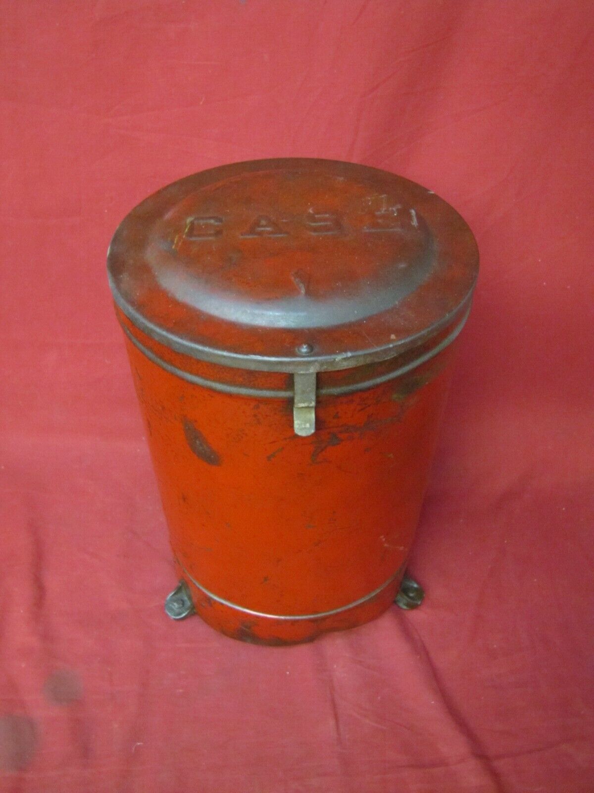 Antique Metal Case Planter Box &amp; Lid - $247.49
