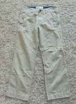 Mens Pants American Eagle Outfitters Khaki Flat Front Casual-size 29x30 - £11.87 GBP