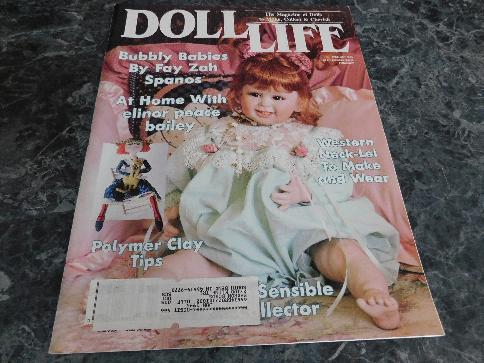 Doll Life Magazine February 1993 - $2.99
