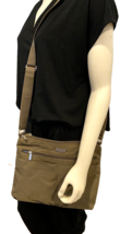 Baggallini Brown Medium Crossbody Nylon Purse with Adjustable Strap - $442.51 MXN