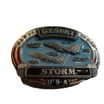Pewter Desert Storm USA Belt Buckle Made in USA Serial Number 9106 New - £10.26 GBP