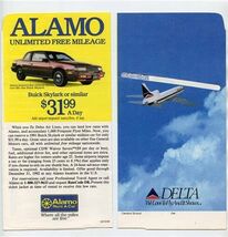 Delta Airlines Ticket Jacket 1992 We Love to Fly and It Shows - $15.84