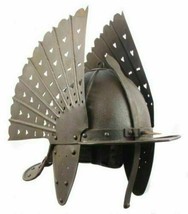 Medieval Hussars Helmet Knight Vintage Armor Helmet Reenactment Halloween Helmet - £189.89 GBP