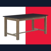 Grey And Black Finch Elmhurst Dining Table. - £455.59 GBP