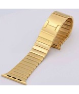 Authentic 24K Gold 41 42mm DIAMOND Polished Link Band for Apple Watch Cu... - $21,022.73 MXN