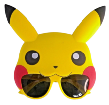 Pokemon Pikachu Sun Glasses Party Shades Sun Staches Black Yellow Nintendo 2016 - £7.66 GBP
