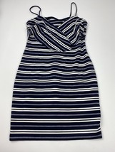 Lush Navy and White Stripe Tie Front Dress NWT Size M - £15.69 GBP