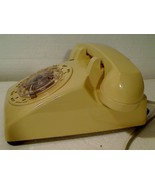 Vintage ITT Cream Color Desktop Rotary Telephone Phone Excellent Condition - £23.63 GBP