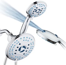 Aquacare 50-Mode High Pressure Rain And Handheld 3-Way Shower Head Combo... - £77.39 GBP