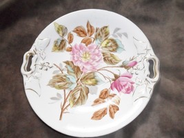 Two Handle Flower and Gold Tray Made in Germany, Gold, Multicolor Bouquet - $1,177.13 MXN
