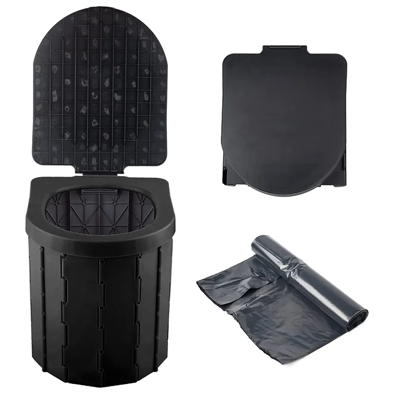 1 Set Outdoor Emergency Toilet for Camping Hygiene &amp; Sanitation Portable - £48.60 GBP+