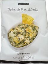 Epicure Spinach &amp; Artichoke Hot Dip Mix 1.7 Oz Pack - $5.76