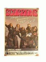 The Scorpions German Concert Tour Poster 1989 - $69.99