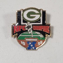 Green Bay Packers NFC Champions Collectible Football Pin RARE 1996 NFL - £10.17 GBP