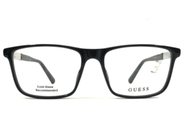 Guess Eyeglasses Frames GU1982 001 Black Yellow Silver Square Full Rim 5... - $64.34