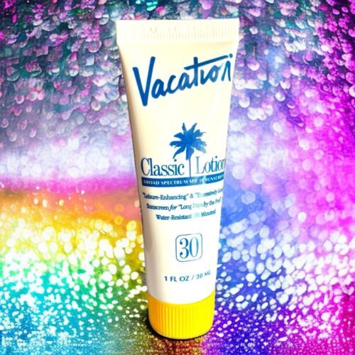 Primary image for Vacation Classic Lotion Sunscreen SPF 30 Water Resistant 1oz 30mL NWOB & Sealed