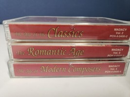 300 Years of Classical Music Cassette 3 Tape Set Vintage Madacy 1994 Romantic - £6.31 GBP