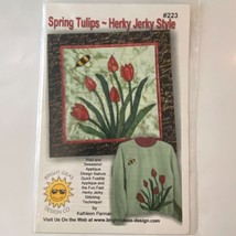 Bright Ideas Design 223 Spring Tulips Sweatshirt Quilt Pattern 2002 Sewi... - $8.87