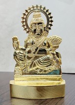 Kuber Idol Kubera Statue Murti For Wealth &amp; Success 11 Cm Height Energized - $15.99