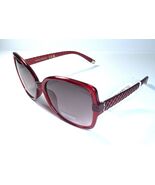 NWT $65 VINCE CAMUTO Red Gold Sunglasses VC1086 + Case - €34,27 EUR