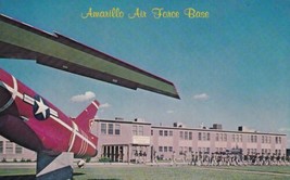 Amarillo Texas TX Air Force Base Headquarters Building Postcard C24 - $2.99
