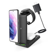 Wireless Charging Station for Samsung, 3 in 1 for - £80.79 GBP