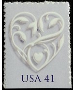 2007 41c Love Special Issue, Silver Heart Scott 4151 Mint F/VF NH - $1.44