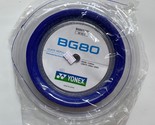 YONEX BG80 Badminton String 0.68mm 200m 22GA Repulsion Power Royal Blue ... - $159.90