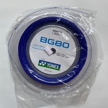 YONEX BG80 Badminton String 0.68mm 200m 22GA Repulsion Power Royal Blue ... - $159.90