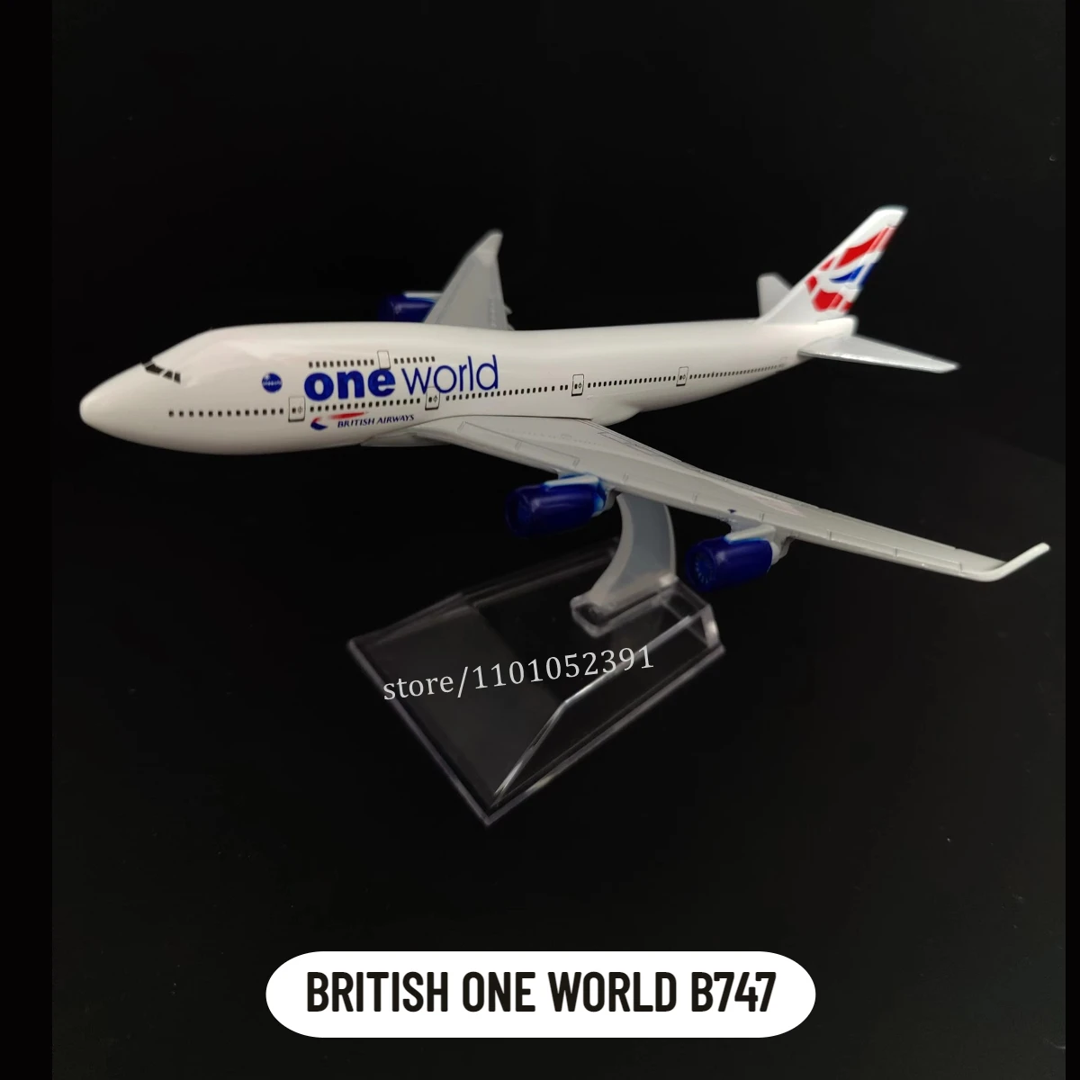 Scale 1:400 Metal Airplane Replica Emirates A380 Airlines -118.ONE world B747 - $15.46