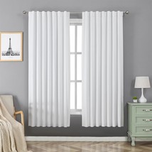 Joydeco 100% Blackout Curtains For Bedroom Living Room 84 Inches Long - ... - £35.25 GBP