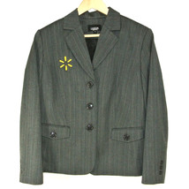 WALMART Manager Employee Uniform Jacket Gray Women&#39;s Size Small - Petite 8 - $17.89
