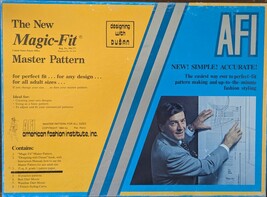 The New Magic Fit Master Pattern Designing w/ Dusan AFI 1974, Vintage, C... - $10.95