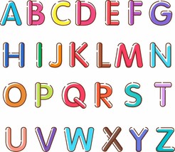 Alphabet ABC Baby Nursery Peel &amp; Stick Wall Art Sticker Decals Kids Nursery Room - £13.41 GBP+