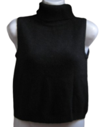 Turtleneck sleveless black sweater by Christies  - Vintage - $49.00