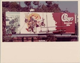 Chicago Greatest Hits album 1970&#39;s Sunset Boulevard Hollywood billboard 8x10 - £11.79 GBP