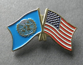 United Nations Usa Combo Flag Lapel Pin Badge 1 Inch - £4.43 GBP