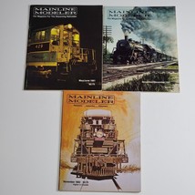 Lot 3 Issues Mainline Modeler Magazine 1981 (2) &amp; 1982 (1) Model Train Railroad - £8.69 GBP