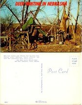 Nebraska Game &amp; Parks Commission Deer Hunting Dressing Buck Vintage Postcard - £7.34 GBP